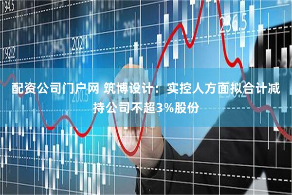 配资公司门户网 筑博设计：实控人方面拟合计减持公司不超3%股份